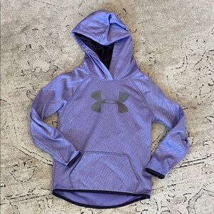 Under Armour Lavender Hoodie with Gray Logo